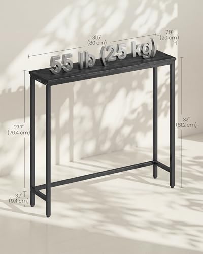 VASAGLE 31.5" Console Table, Narrow Behind Couch Table, 1 Tier - Image 5