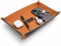 Leather Valet Tray for Men – Genuine Leather Catchall Tray EDC Organizer for by Unknown