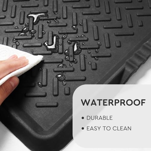 Tchdio Rubber Boot Tray for Entryway – Heavy Duty Shoe Mat, Mud Snow Mat for - Image 2