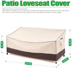 F&J Outdoors 2-Seater Patio Loveseat/Couch Covers - Image 2