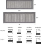Ileading Laundry Room Runner Rug 2'x6' Non Slip Farmhouse Kitchen Floor Mats - Image 2