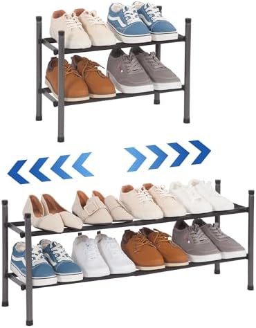 STORAGE MANIAC Expandable Shoe Rack by STORAGEMANIAC
