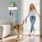 Dog Leash Holder for Wall, Dog Leash Hooks, Pet Stuff Organizer - Image 2