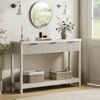 Lulive Fluted Console Table, 51 Inch Entryway Table - Image 3