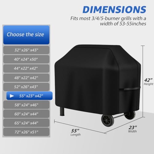 Perfect Grill Cover for Outdoor Grills Waterproof Rip-Proof Weather Resistant - Image 2