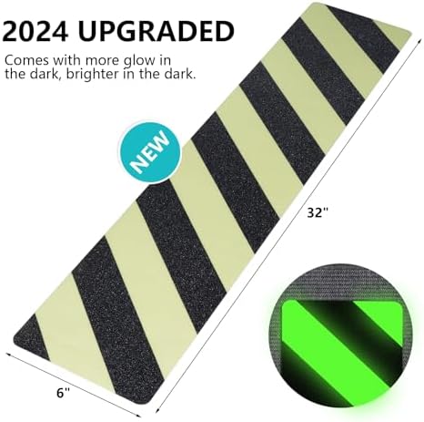 LifeGrip Anti Slip Stair Treads 6"x32" 10-Pack - Image 2