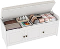 HOMEFORT 41.3" Shoe Bench with Lift Top Storage, Entryway Bench with Cushioned by HOMEFORT