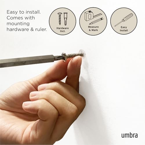 Umbra Flip Coat Rack, Wall Mount Retractable Hooks - Image 6
