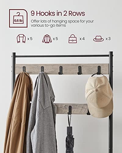 VASAGLE Coat Rack, Hall Tree - Image 4