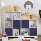 Foldable Storage Cubes Bins, 11 Inch Cloth Storage Cube Fabric Storage Box - Image 4