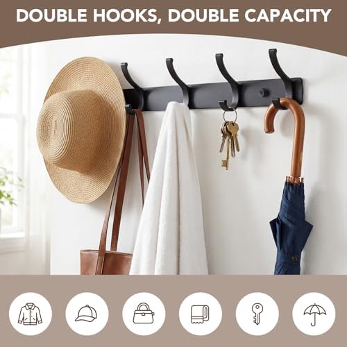 Wall Mount Coat Rack 2 Pack - Image 4
