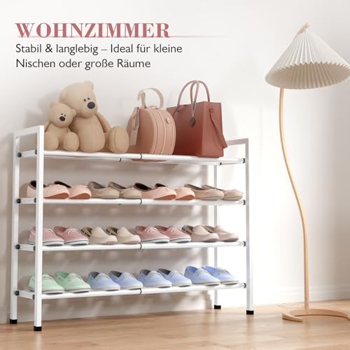Bumusty 4 Tier Expandable Shoe Rack - Image 4