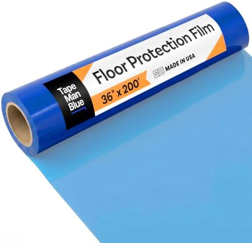TapeManBlue Floor Protection Film, Made in USA, Painting and Construction by TapeManBlue