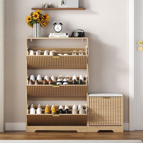 HUANLEGO Shoe Cabinet Storage for Entryway - Image 3