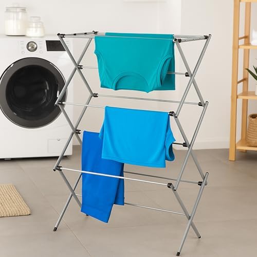 Honey-Can-Do 6-Tier Collapsible Steel Clothes Drying Rack, 24 ft - Image 2