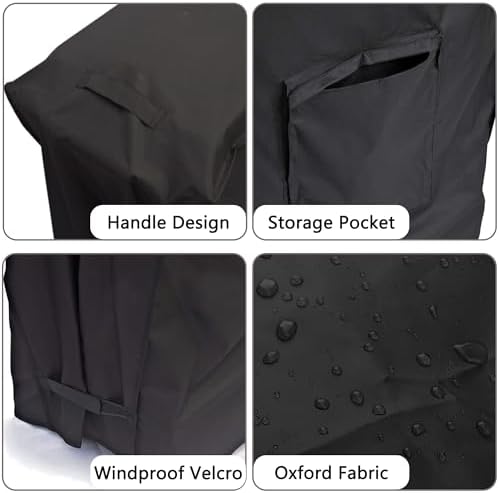 Cooler Cart Cover for 80-100 Qt Patio Rolling Ice Cart - Image 5