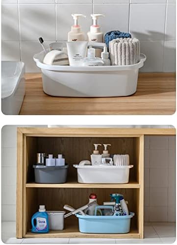 Cleaning Supplies Caddy, Large Plastic Shower Caddy Basket - Image 6