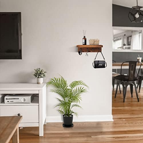 Key Holder Wall Mount, Farmhouse Wall Shelf - Image 4