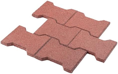 Playsafer Rubber Garden Pavers ¾” Thick Interlocking Safety Tiles - Image 3