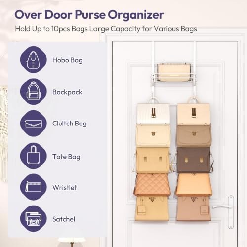 SWTYMIKI Over the Door Purse Organizer - Image 2