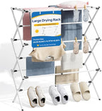 APEXCHASER Oversized Clothes Drying Rack, 45.28" H × 14.57" D by APEXCHASER