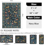 DUKINO 3x4 Rug, Washable Animal Area Rug - Image 2