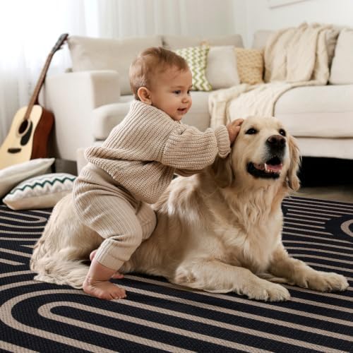 Tangsoo Easy Jute 2.6x8 Kitchen Runner Rug, Washable Non-Slip Floor Carpet - Image 6