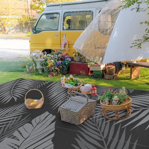 GENIMO Outdoor Rug, Waterproof Plastic Rugs 10'x14' - Image 3