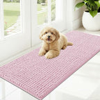 OLANLY Dog Door Mat for Muddy Paws 47x20, Extra Absorbent Chenille Mud Mat by OLANLY