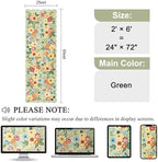 DUKINO 2x6 Runner Rug, Floral Washable Rug - Image 2