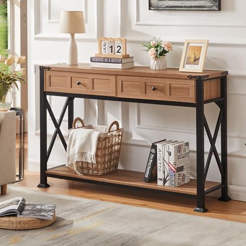 Hombazzer Console Table with 2 Drawers - Image 4