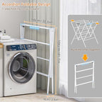 Drying Rack Clothing, 35.4in Long Drying Poles Large Clothes Drying Rack - Image 5