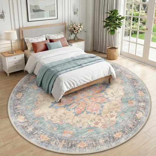 RELEANY Washable Area Rug, Round 10ft - Image 2