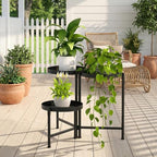 3 Tier Tall Metal Plant Stand, Duty Tiered Flower Shelf - Image 6