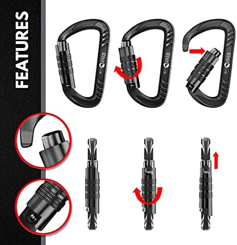 Rhino Produxs 12kN Heavy Duty Carabiner Clips - Image 4