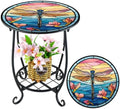 Cinnvoice Outdoor Side Table Small End Patio Porch Table by QinYee