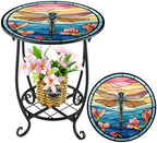 Cinnvoice Outdoor Side Table Small End Patio Porch Table by QinYee