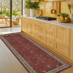 2x6 Turkish Kitchen Runner Rugs Non Skid Washable by HazoHaus
