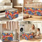 Colorful Watercolor Floral Shoe Organizer - Image 7