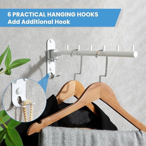 Mooche Swing Clothes Hanger Rack, Garment Racks 11.93" Long - Image 5
