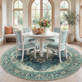 RELEANY Washable Area Rug, Round 7ft by RELEANY