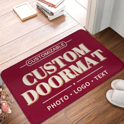 Custom Doormat Personalized Floor Mat by Custom