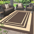 GENIMO Outdoor Rug, Waterproof Plastic Rugs by GENIMO