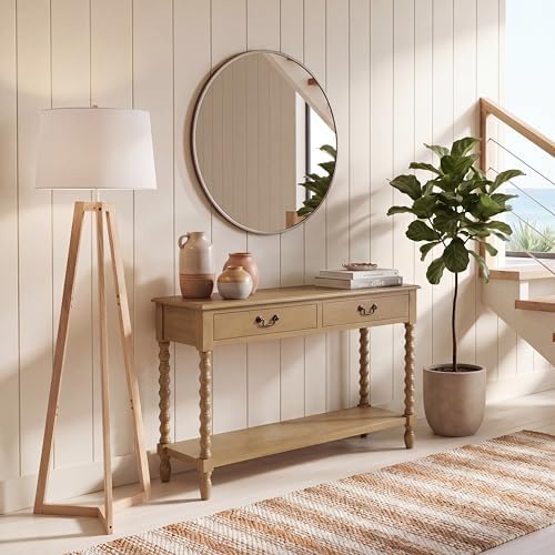 SAFAVIEH Athena 2-Drawer Wood Console Entryway Table, 35.5" CNS5702F - Image 2