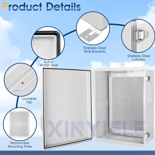 Waterproof Outdoor Project ABS Plastic Junction Box IP67 Weatherproof Dustproof - Image 3