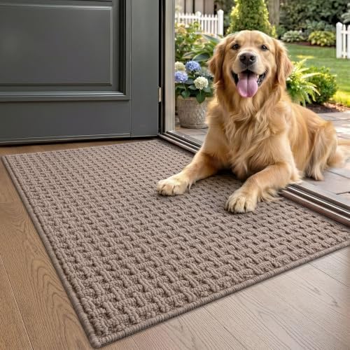 LUMI Washable Indoor Door Mat for Entryway 24x36, Entrance Mat by LUMI