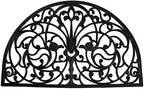 DII Rubber Doormats Collection All Weather, Wrought Iron Half Round by DII