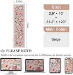 DUKINO 2.6x10 Runner Rug for Hallway, Washable Kitchen Rugs Non Slip - Image 2