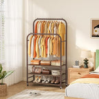 HOMIDEC Clothes Rack, Double Rods Clothing Rack - Image 2