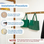 15 Pcs White Coat Hooks, Wall Hooks - Image 4